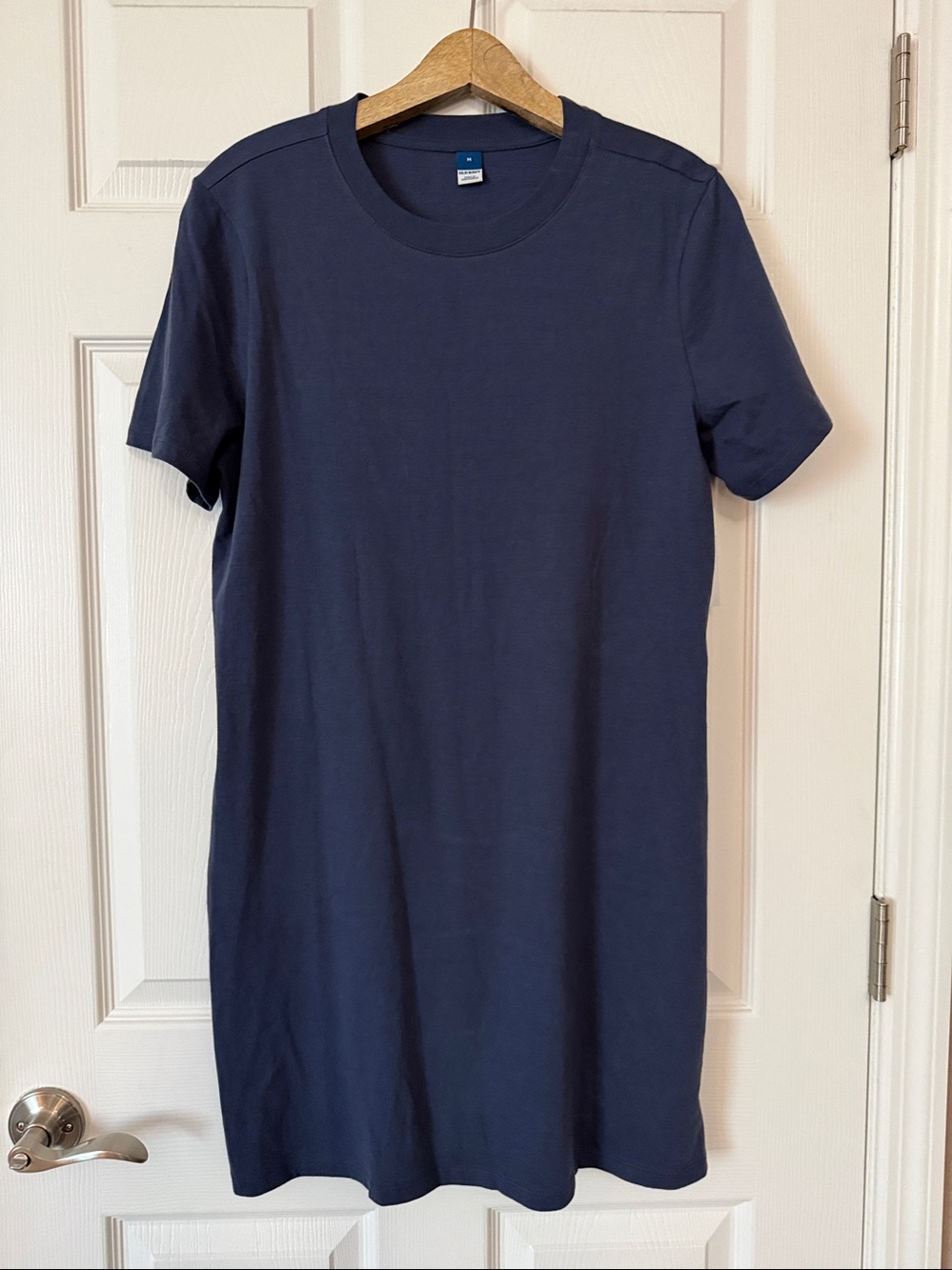 Old Navy Blue Crewneck Short Sleeve Tee Shirt Dress